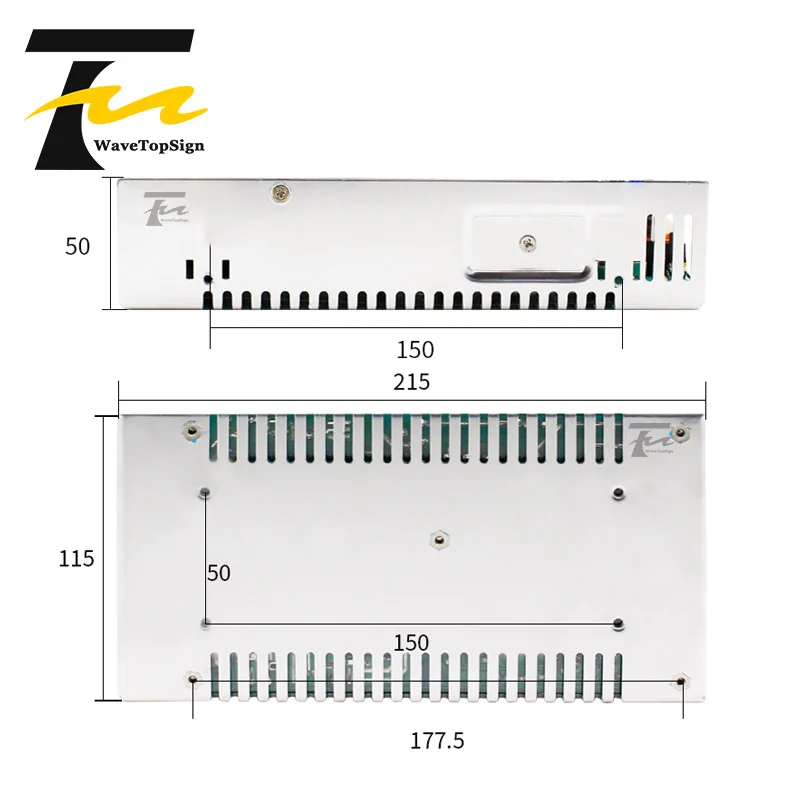 WaveTopSign AC220 до 0-24 в 360 Вт Регулируемый импульсный источник питания постоянного тока 24 В