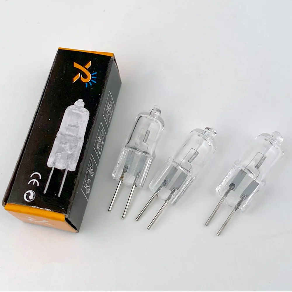 Description Picture 3 of item10Pcs Mini G4 Tungsten Halogen JC Type 20W G4 Light Bulb Lamp DC12V Spotlight Energy Saving For Crystal Chandelier Halogen Lamp