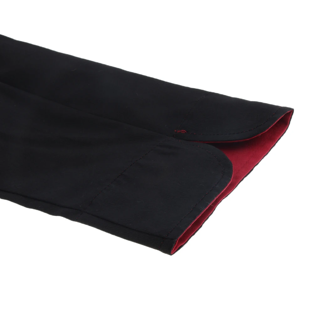 Unisex Long Sleeve Chef Apparel Jackets Coats Restaurant Hotel Uniform Red