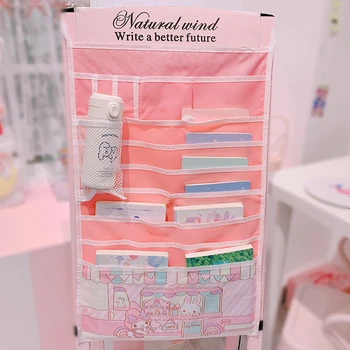 

Melody Cinnamoroll Little Twin Star Wall Hanging Organizer Storage Bag Containing Collection Toys Decor Pocket Pouch 5315