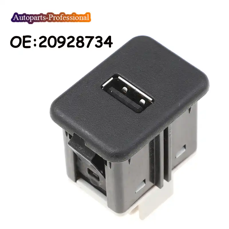 Porta USB per auto 20928734 per Opel Adam Corsa D E Chevrolet Trax 2015 Console centrale presa USB
