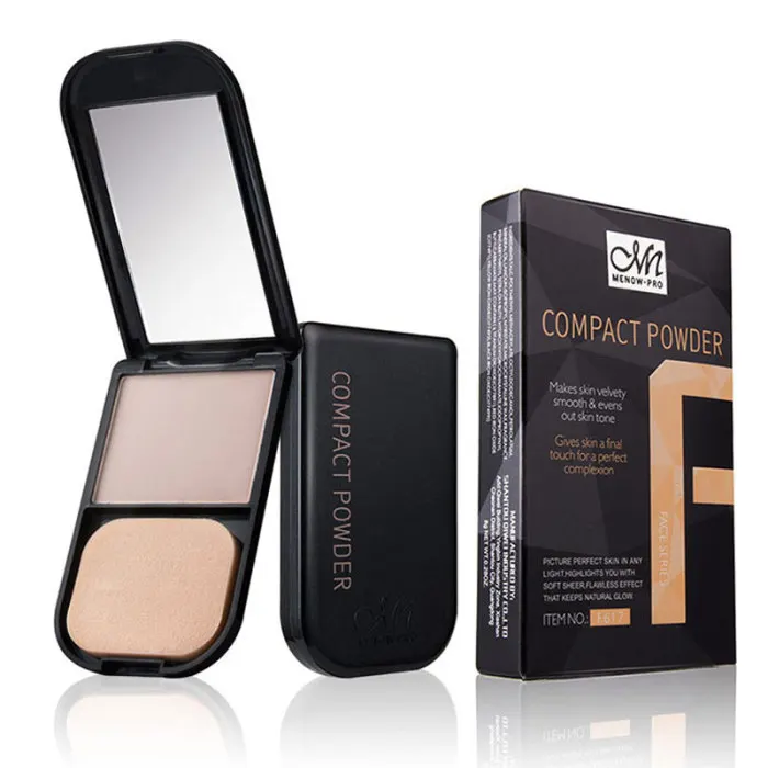 Горячая Матовая компактная пудра водонепроницаемый Отбеливание основа контура лица макияж прессованная пудра палитра CUN 668
