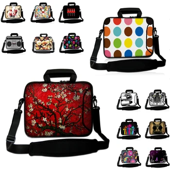 

Drop Shipping 2020 Laptop Messenger Handle Briefcase Neoprene 10 12 13 14 15 17 inch Notebook Chromebook PC Carry Bag Case Cover