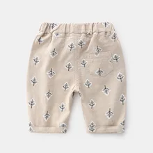 Стиль; летняя одежда из Южной Кореи; детская одежда для мальчиков; модные детские шорты с принтом