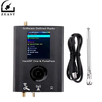 شراء أحدث نسخة PORTAPACK + هاكرف واحد 1MHz إلى 6GHz برنامج SDR تعريف راديو + 0.5ppm TXCO طحن الألومنيوم