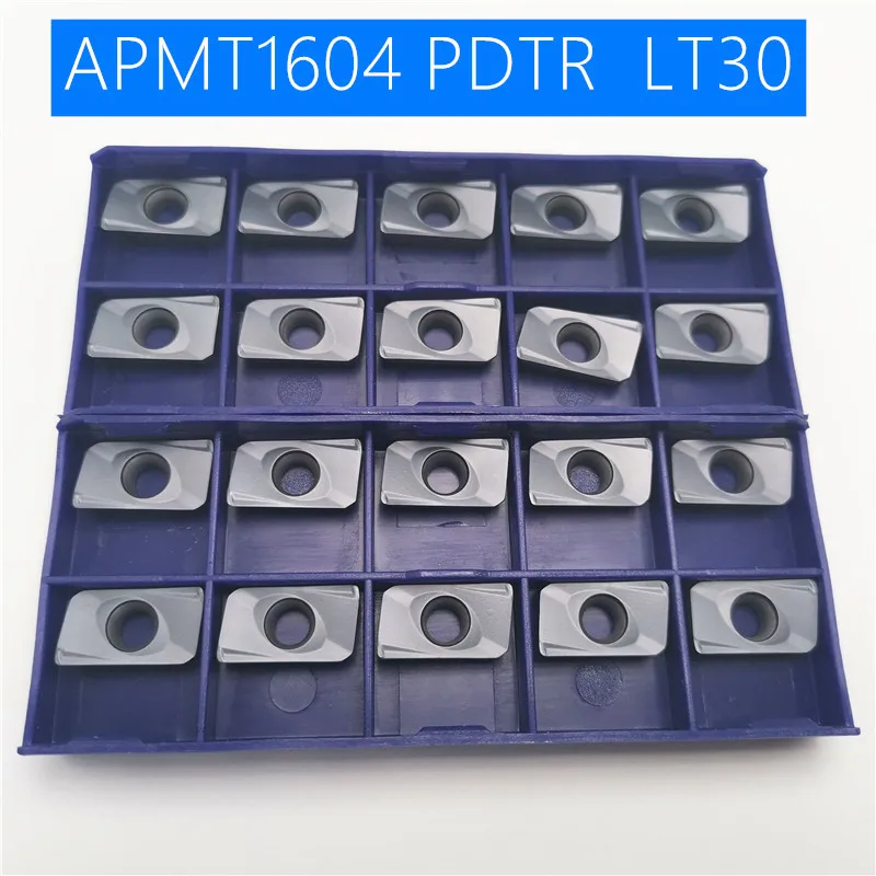 APMT1604 PDTR LT30 поворотные твердосплавные вставки инструмент токарный фреза режущий инструмент для ЧПУ слот режущий концевой фреза APMT1604