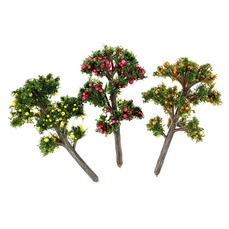 1Pc Resin DIY Crafts Fruit Trees For Garden Ornament Dollhouse Plants Home Decoration Furniture Toy Accessories