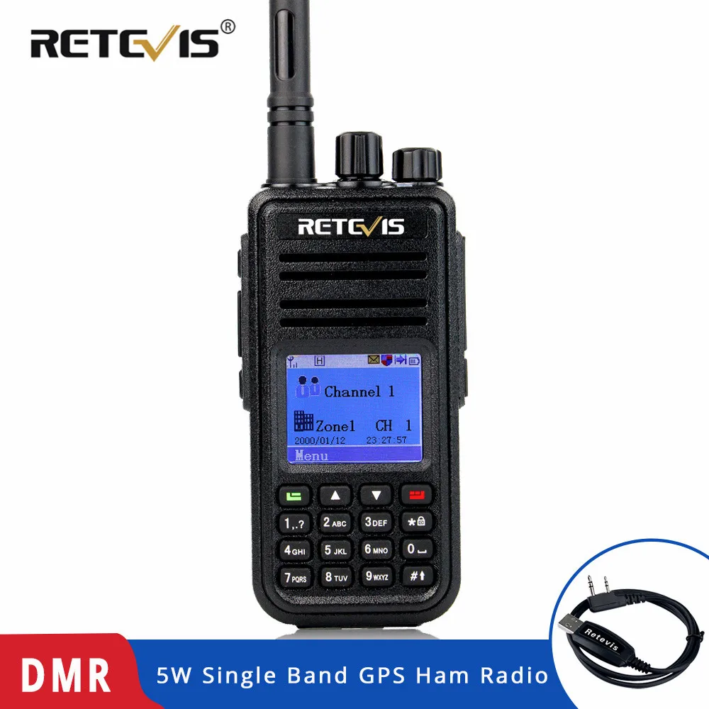 RETEVIS RT3 DMR цифровое радио (gps) Walkie Talkie UHF (или VHF) Ham Радио Amador портативный трансивер же