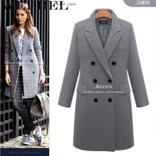 WEPBEL женское длинное шерстяное пальто, куртка с длинным рукавом и пуговицами, Осень-зима, модная Повседневная Новая женская верхняя одежда