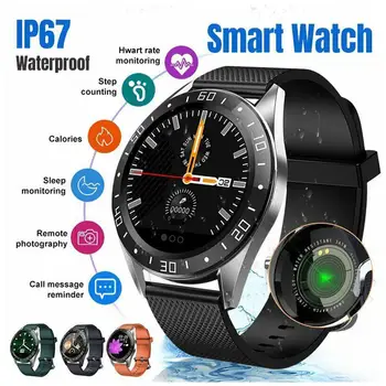 

Smart Watch GT105 Waterproof 1.22" Color Screen Fitness Watch Heart Rate Monitor Call Reminder Men Women Smartwatch New