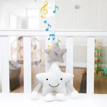 

New Baby Toys For Stroller Music Star Crib Hanging Newborn Mobile Rattles On The Bed Babies Educational Plush Toys