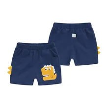 Детская верхняя одежда, шорты, летняя одежда, повседневные штаны для мальчиков, тонкие летние детские слаксы, От 1 до 3 лет, 2 маленьких гусеничных ребенка