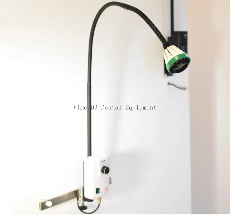 Стоматологический 9W светодиодный светильник для хирургического медицинского осмотра с зажимом и настенным и напольным типом ENT DC power