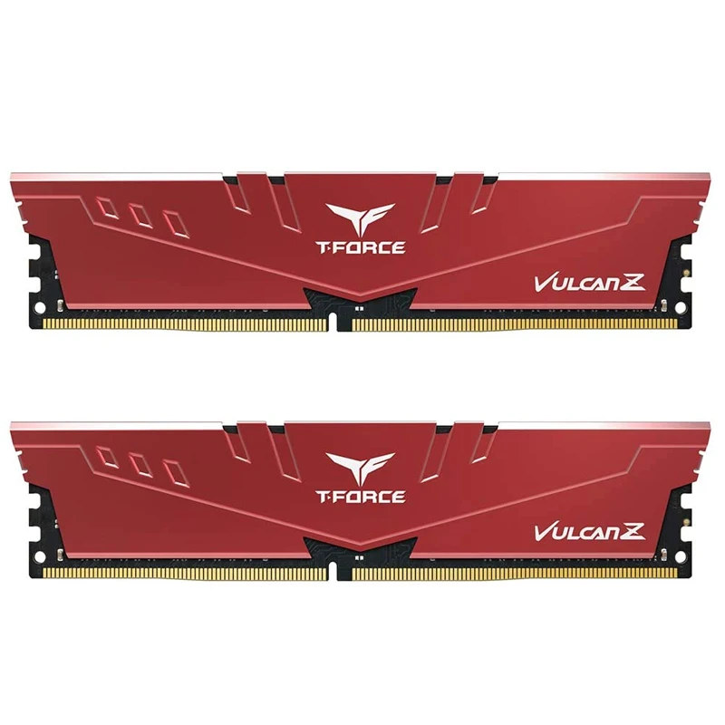 TEAMGROUP T-Force Vulcan Z DDR4 16GB（2x8GB） 32GB（2x16GB） 64GB（2x32GB）3200MHz Desktop Memory Module Ram Red | Компьютеры и
