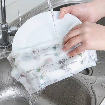 

Disposable / Reusable Non-woven Kitchen Cleaning Towel Wet and Dry Rag Oil Absorbent Cloth No Peculiar Smell