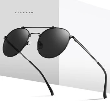

2020 Brand Fashion Sunglasses Men Square Retro Designer Polarized Sun glasses UV400 Goggle For Men