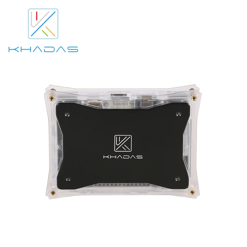 Чехол Khadas DIY фиолетового/Красного/прозрачного цвета на выбор|Аксессуары для