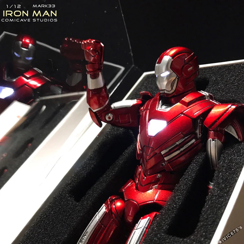 Comicave 1/12 масштаб Железный человек MK30/MK33 сплав литья под давлением 15,3 см полный набор Comicave Studio центурионы фигурка для фанатов праздничные подарки