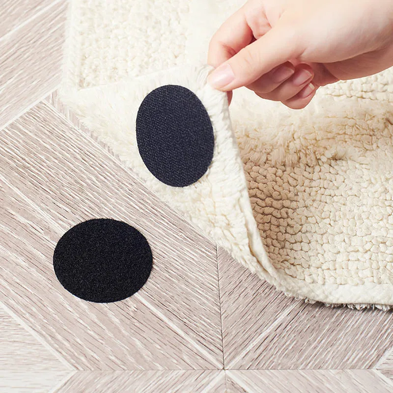 Tapis Antidérapant Réutilisable - Poignées Et Pinces Pour Coins - Noir - Caoutchouc
