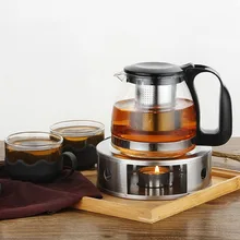 Чайник из нержавеющей стали нагревательный кронштейн подсвечник Отопление кофе молоко держатель для благовоний полка база JS21