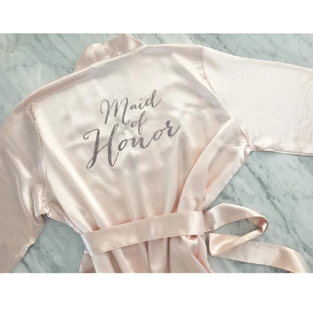 maid of honor bathrobe