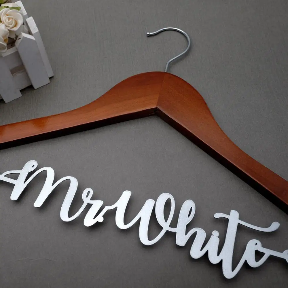 Wedding Dress Hanger Personalized Custom Bridal Bridesmaid Name Shower Gift | Дом и сад
