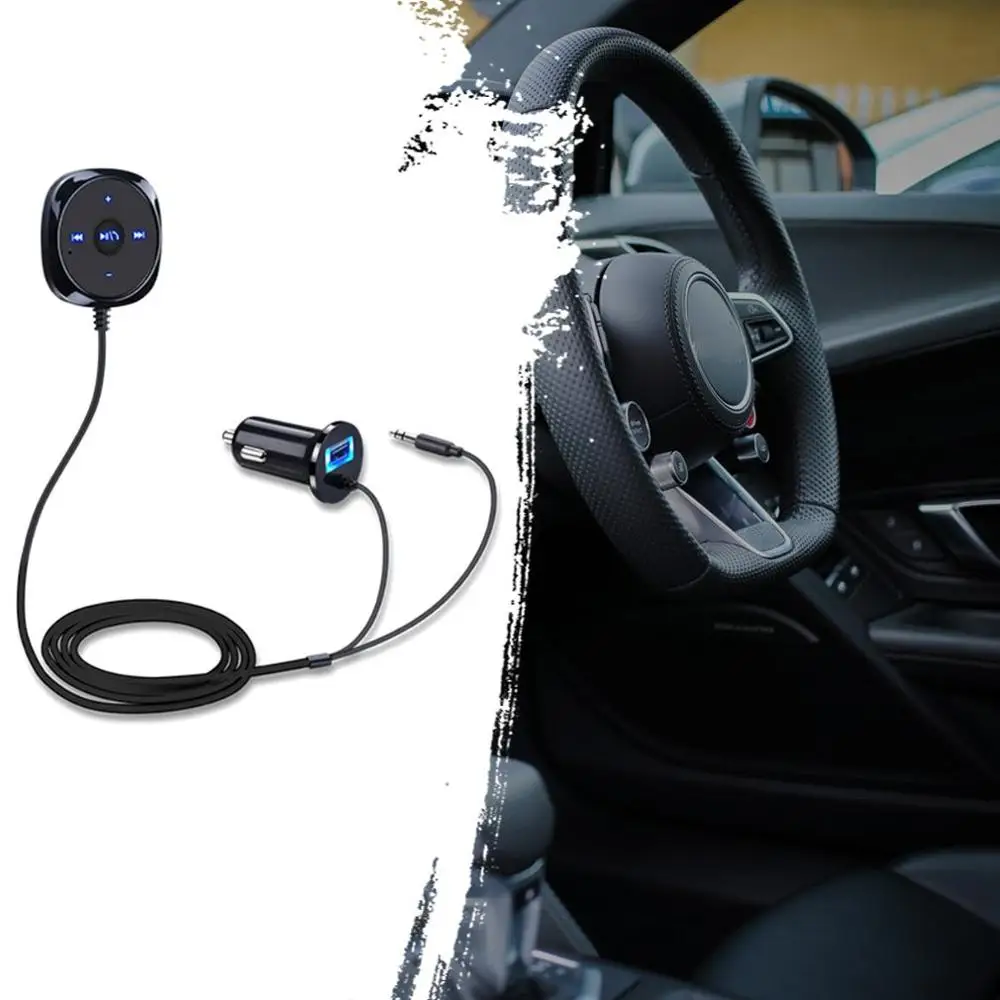 Bc20 автомобильный Hands-Free аудио приемник автомобильный Mp3 музыкальный плеер аудио приемник 3,5 мм аудио выход Интерфейс приемник