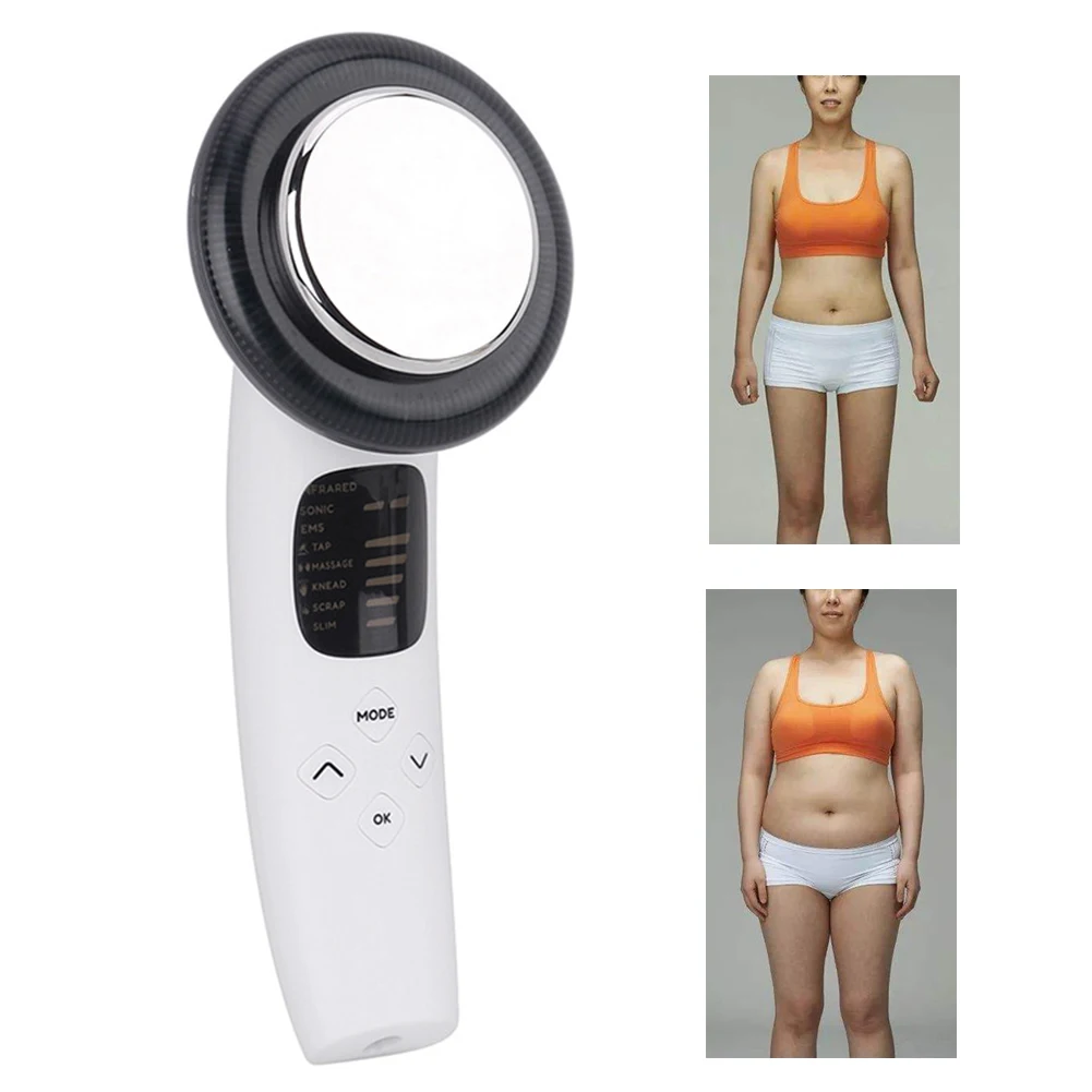 3 in 1 Women Ultrasonic Body Care Slimming Massager Fat Removal Therapy Machine Makeup Tool New