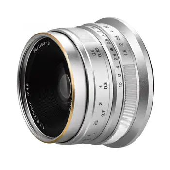 

7artisans 25mm F1.8 Manual Aperture Focus Lens Accessory for Mirrorless Cameras camera len accessories