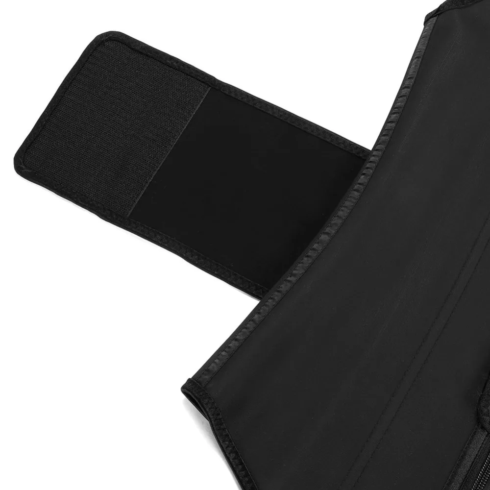 Plus Size Latex Waist Trainer Vest Corset High Compression Women Zipper Body Shaper Underbust Waist Cincher Girdle Shapewear