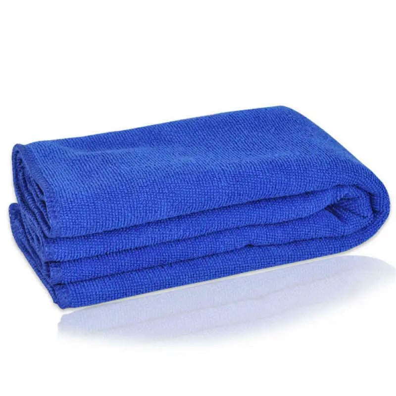 20x голубое автомобильное полотенце из микрофибры, мягкое абсорбирующее сушильное полотенце для мытья, чистящее средство
