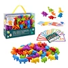 Colorful Montessori Sensory Toy Set Animal Model Children Counting Cognitive Color Cognition Early Education Toys for Children 1