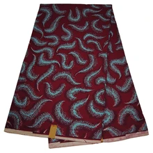 Гарантированный настоящий голландский воск африканская Анкара настоящая ткань воск высокого качества 6 ярдов африканская ткань