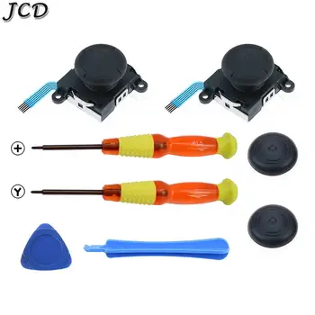 

JCD Original 3D Joystick for Nintend Switch NS Left Right Analog Sticks Replacement Joycon Controller Repair Accessories+Tools