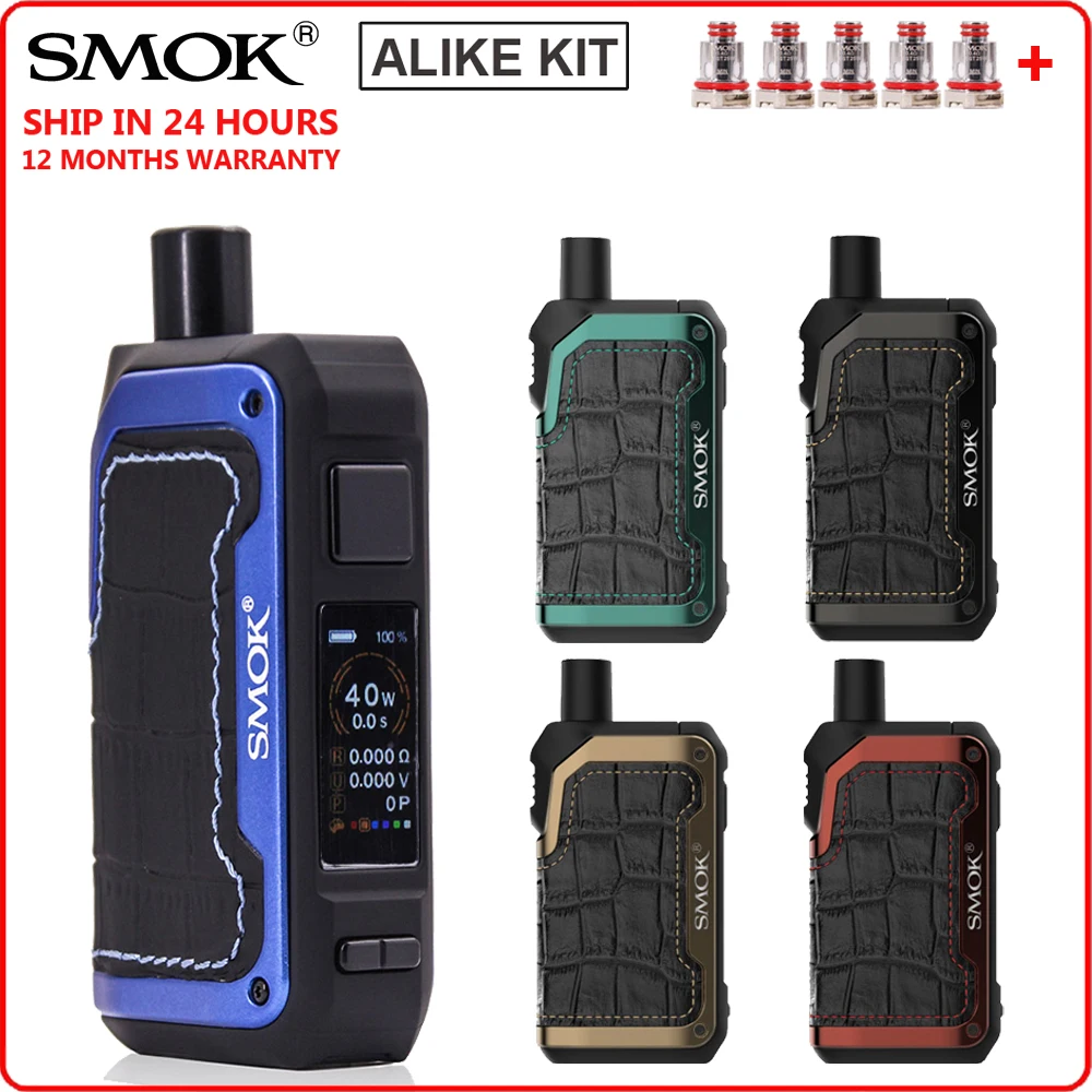 Новинка! Оригинальный электронных сигарет SMOK так Vape Pod Kit 40 Вт электронная