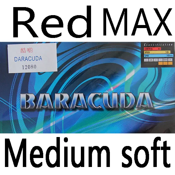 Red MAX Med soft Donic Baracuda Pips-inTable теннисные резиновые прыщи для пинг-понга с губкой Tenis De Mesa - Цвет: Red MAX Med soft