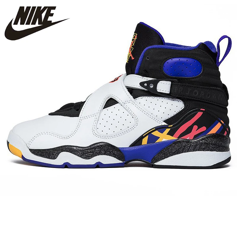 Air Jordan 8 три торфа AJ8 Joe 8 последовательные мужские баскетбольные кроссовки, оригинальные удобные спортивные кроссовки 305381 142