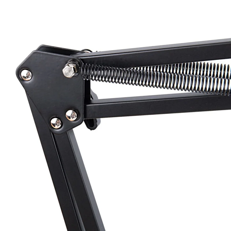  Standard Microphone Arm Stand Set Foldable Adjustable Table Hanging Mount Clamp Holder Kit