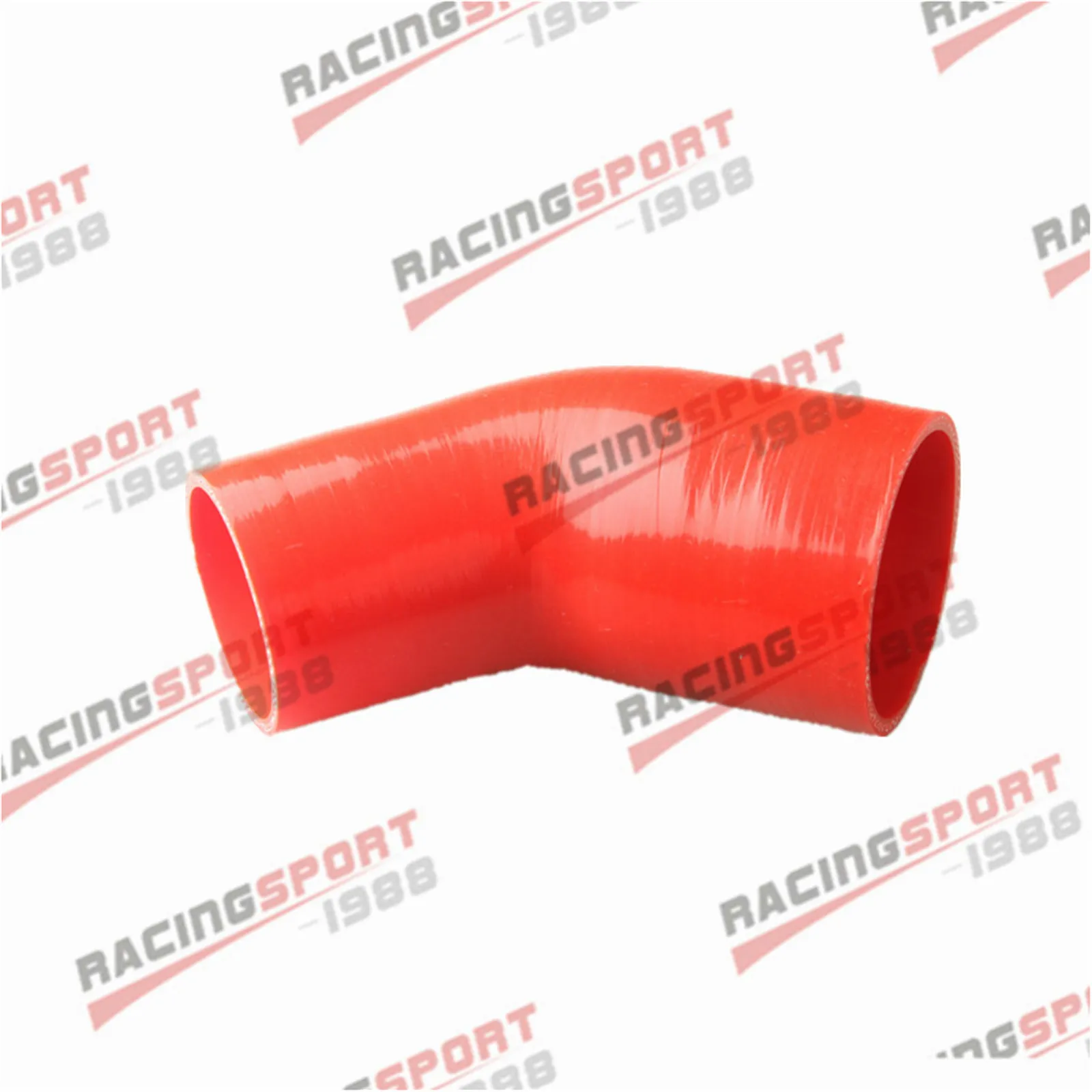 Acoplador de manguera de silicona de 45 grados de 3 a 2,75 pulgadas, tubo reductor, negro/rojo/azul