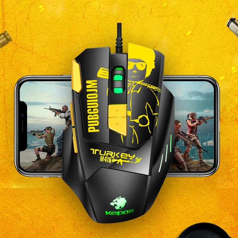 LED Backlight Optical USB Wired Mouse Gamer Mice Laptop PC Computer Mouse Gaming Mouse for Pro 1