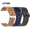 UTHAI Genuine Leather Watch band Strap for Samsung Galaxy Watch 42 46mm Gear S3 Sport WatchBand Quick Release 18 20 22 24mm,Z26 ► Photo 2/6