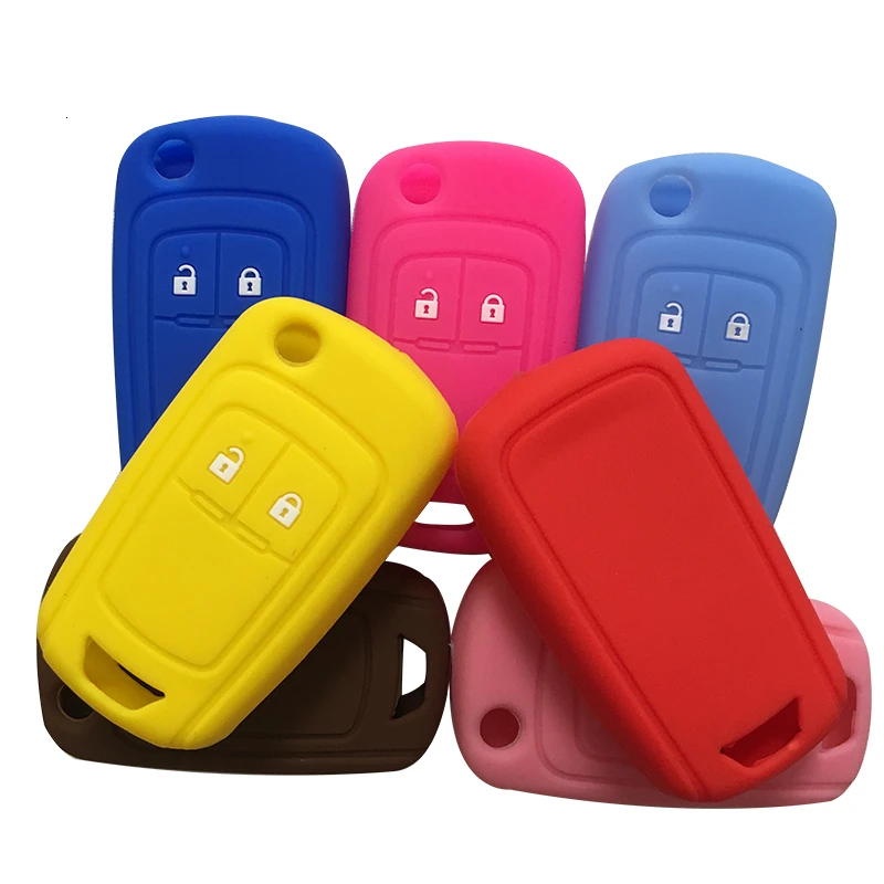 Силиконовый Автомобильный Брелок дистанционного управления с ключом чехол для