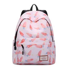 Повседневный женский рюкзак, школьный рюкзак для девочек и мальчиков, рюкзак с принтом моркови, элегантный дизайн, большая емкость, рюкзак для книг, Feminina Mochila