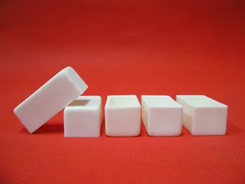

52x25x23mm 99.5%Al2O3 High Purity and Thermal Square Corundum Melting Pot /Alumina Ceramic Boat