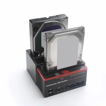 

2.5 / 3.5 Inch Usb3.0 3-Disk Hard Disk Base Multi-Function Hard Drive Base Hard Disk Box Hard Drive Docking Station