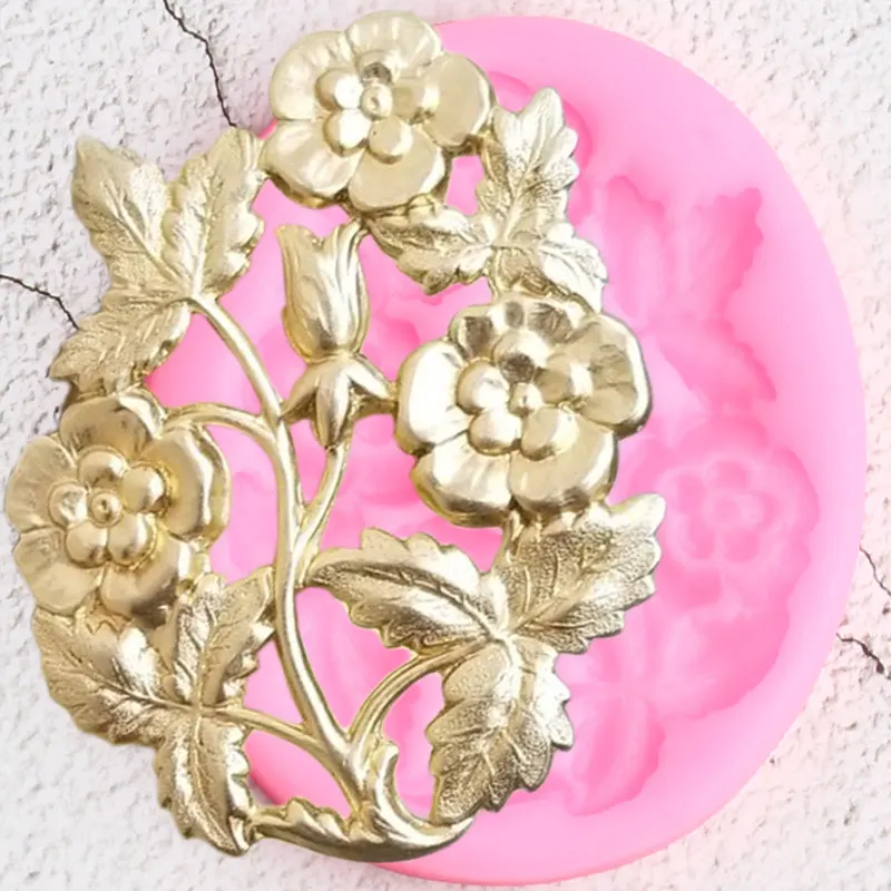

Sugarcraft Flower Border Silicone Molds DIY Party Cupcake Topper Fondant Cake Decorating Tools Candy Chocolate Gumpaste Moulds