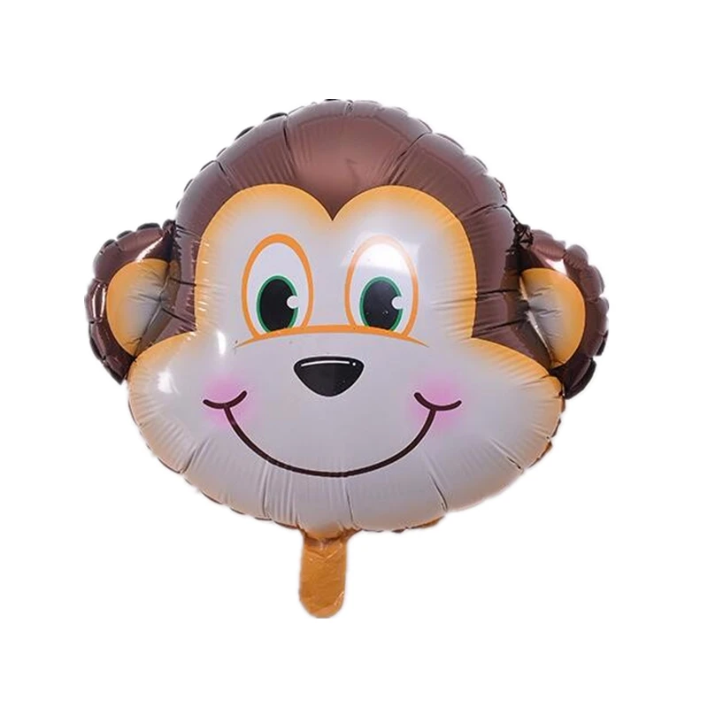 Balloons 1pcs 6 шт. вечерние бумажные пакеты для попкорна на день рождения, детские товары, подарочные сумки для животных, подарочные коробки для животных в джунглях сафари, зоопарке - Цвет: Balloons 1pcs