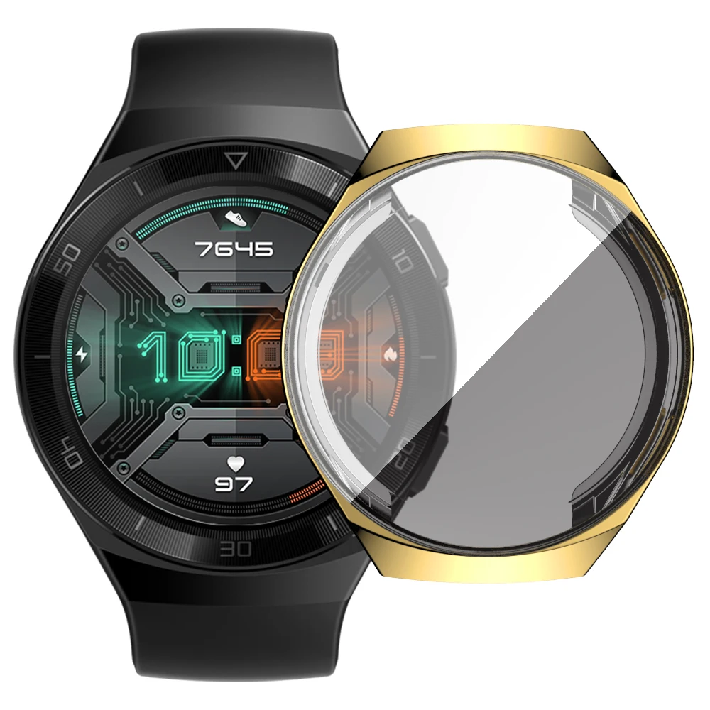 Чехол для Huawei watch gt 2e gt2e gt2 e чехол с покрытием из ТПУ защитный смарт часов