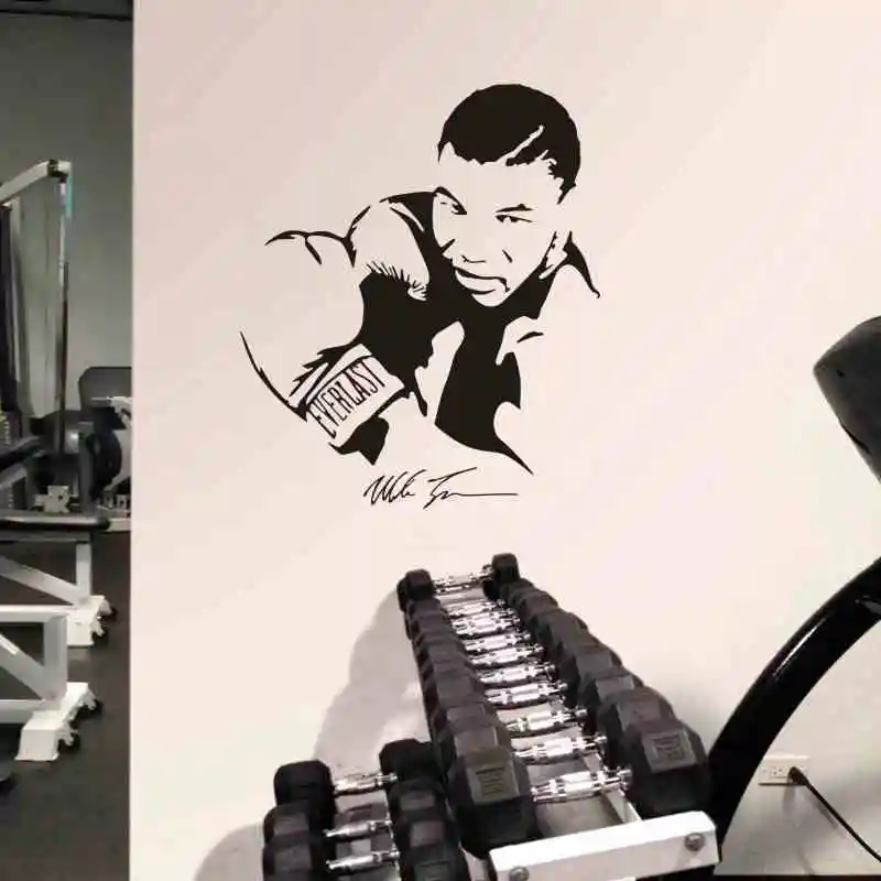 Tyson Boxing Wall Sticker Kick Boxer Play Glove Free Combat Vinyl Striker Home Decoration Decor Pugilism Car Decal | Дом и сад