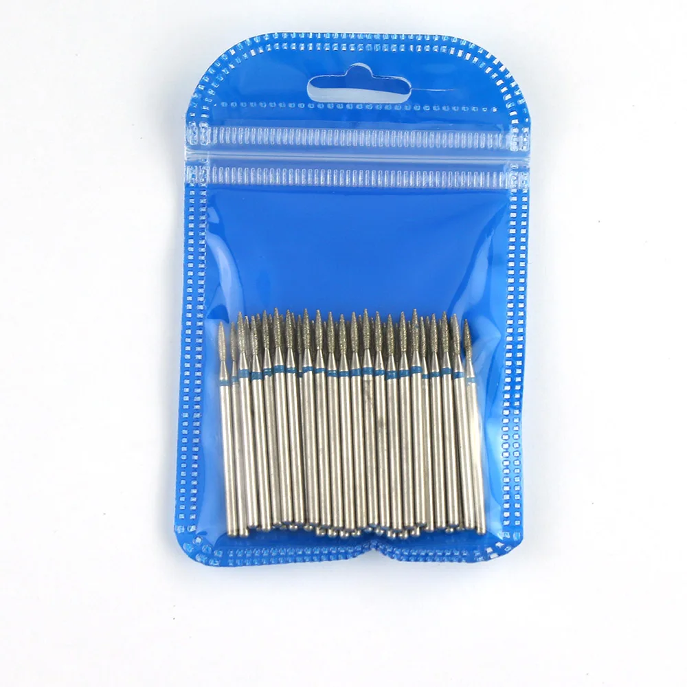 50pcs/Set Diamond Milling Cutters Ball Nail Drill Bit Rotery Files Electric Manicure Pedicure Burrs Cuticle Clean Tools
